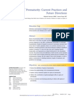 Apnea Del Prematuro, Practicas Actuales y Tendencias Futuras