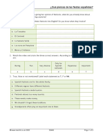 ¿Qué Piensas de Las Fiestas Españolas?: Listening Worksheet