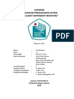 Laporan Light Dependent Resistor (LDR)