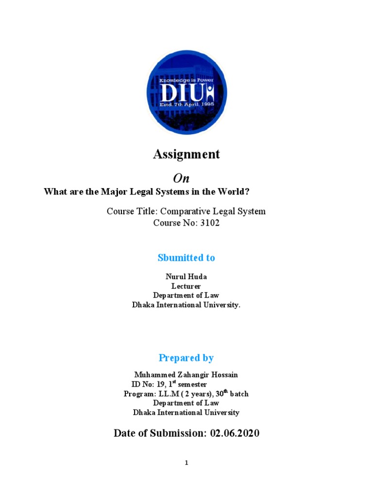 Major Legal Systems Worldwide Explained | PDF | Sharia | Roman Law