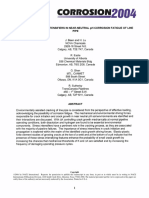 04552-The Role of Stress Intensifiers in Near-Neutral PH Corrosion Fatigue of Line Pipe