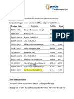 Revised Price List for Autoimmune Kits