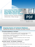 PSV Aspen Flare System Analyzer Presentation PDF