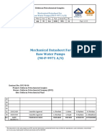 Mechanical Datasheet For Raw Water Pumps (90-P-9971 A/S)