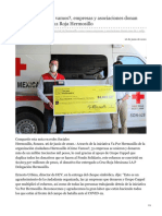 Pitic entre las empresas y asociaciones que donaron más de 1 mdp a Cruz Roja Hermosillo-proyectopuente.com.mx