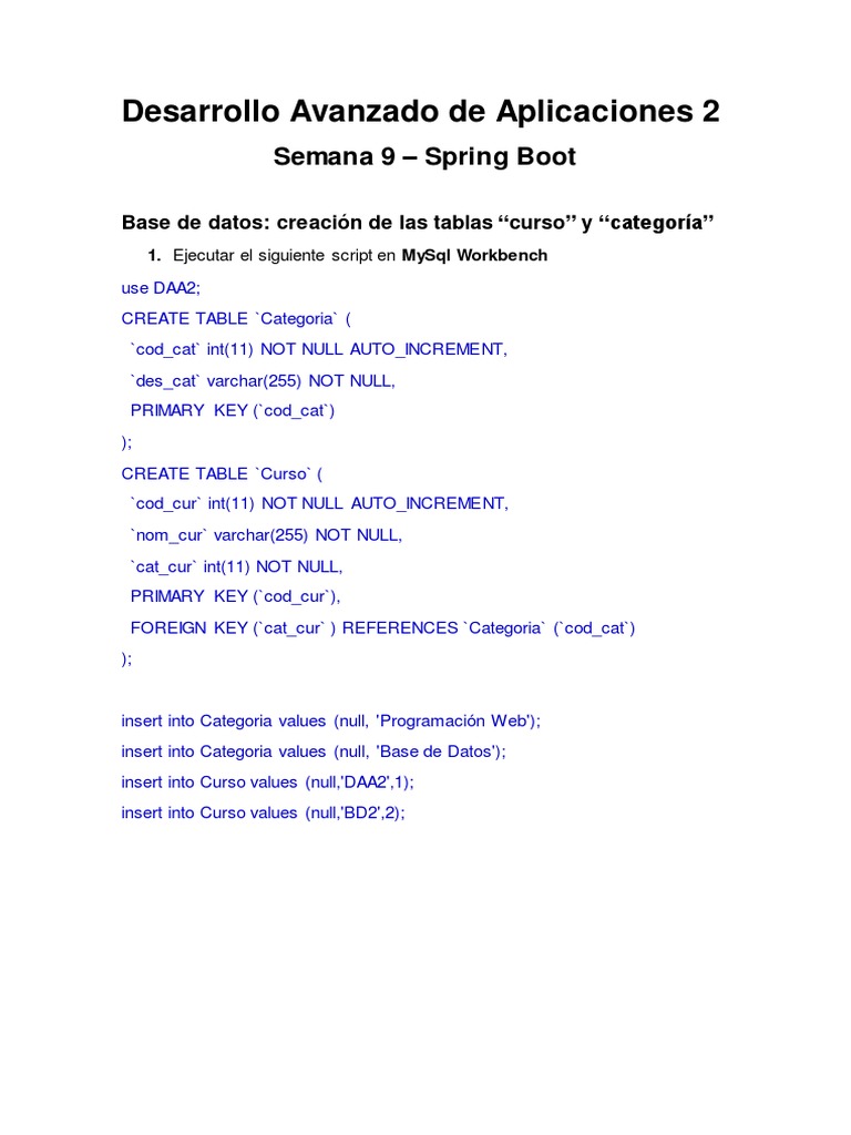 Tutorial Spring Boot en Español PDF | PDF | Informática | Informática y ...