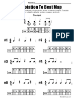 Standard Notation To Beat Map