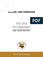 First Commissioners End Term Report