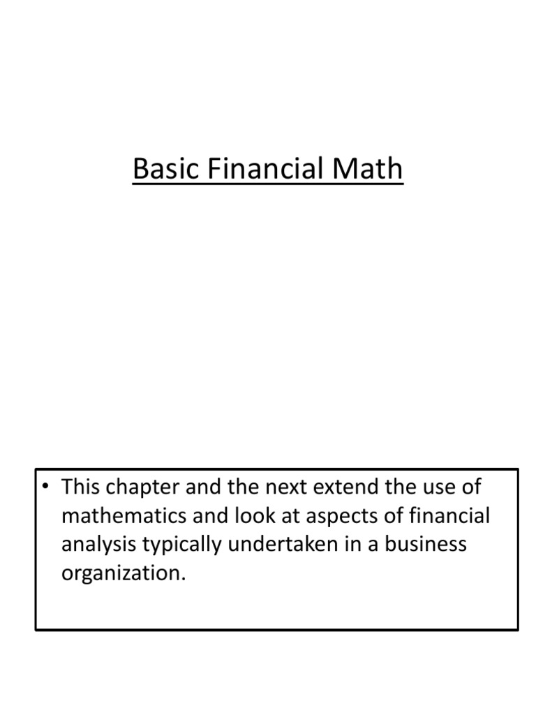 Financial Math: Percentages & Markup | PDF | Compound Interest | Interest