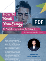 How To Boost Your Energy To Peak Perform