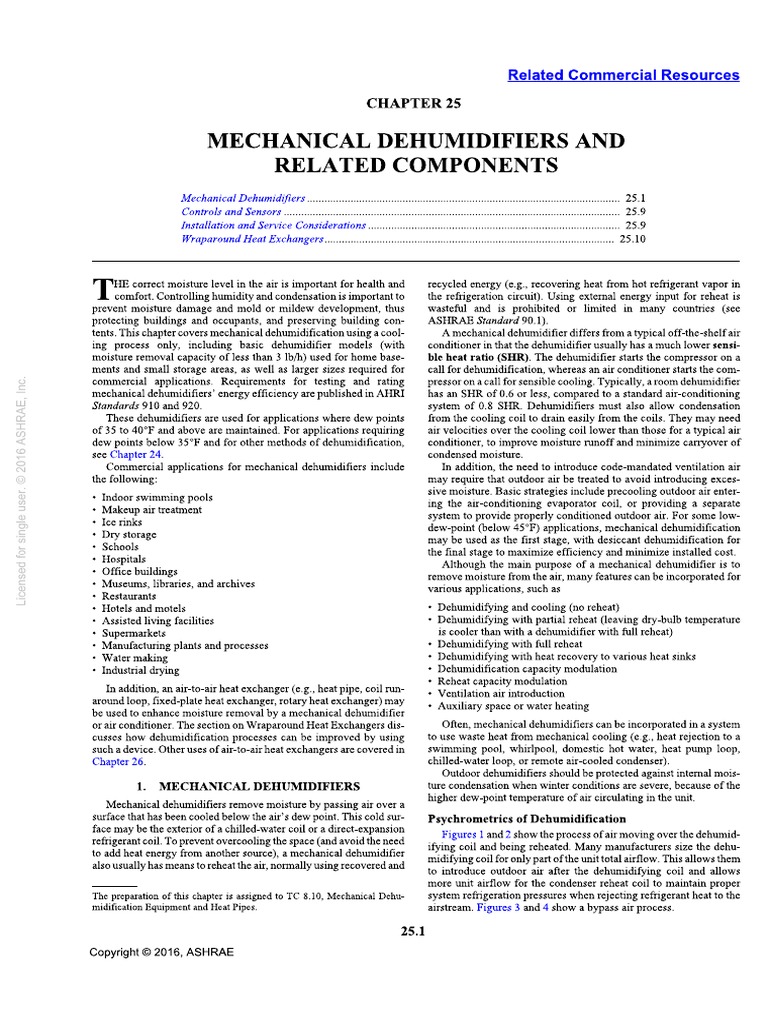 2016 ASHRAE Handbook HVAC Systems and Equipment Ch25 IP PDF