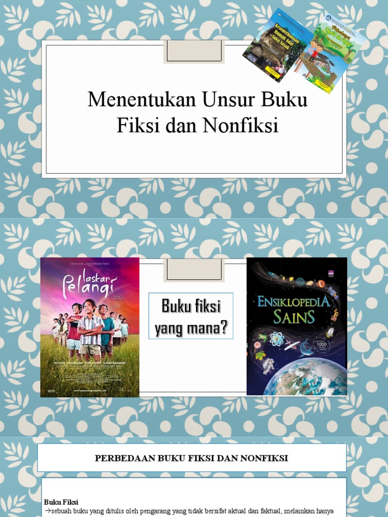 Buku Fiksi Dan Nonfiksi Fix