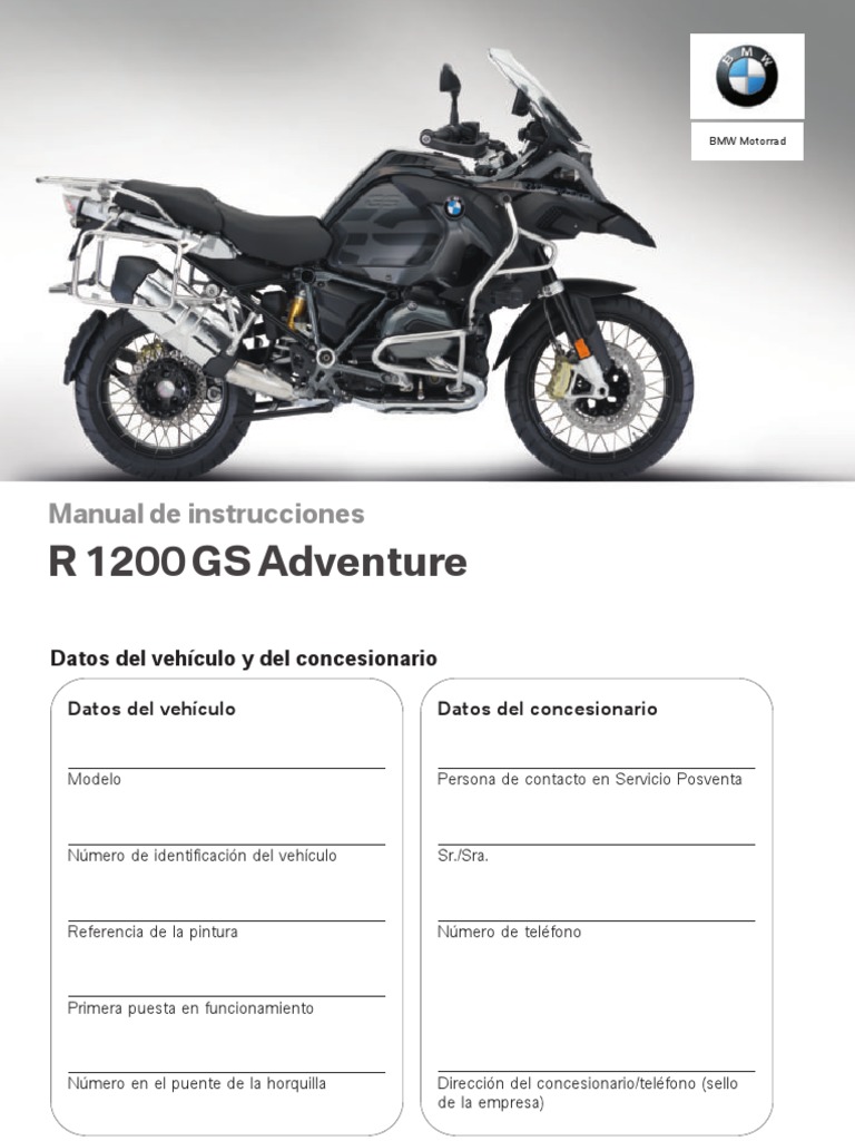 2007 BMW R1200GS SERVICE MANUAL PDF visual data 4