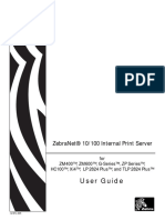 Zeb-ZebraNet 10-100 Internal Print Server 14197L-005