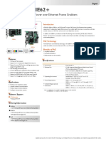 GIE64+ / GIE62+: 4 / 2-CH PCI Express Power Over Ethernet Frame Grabbers