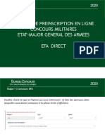 Preinscription EFA DIRECT