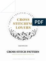 Cross STI TCH Pattern: Made WI TH Love