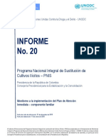 INFORME EJECUTIVO PNIS No. 20