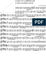 Derrama Tua Shekinah Sax Alto David Quinlan. (Partitura)