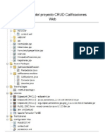 Estructura Del Proyecto CRUD Calificaciones Web