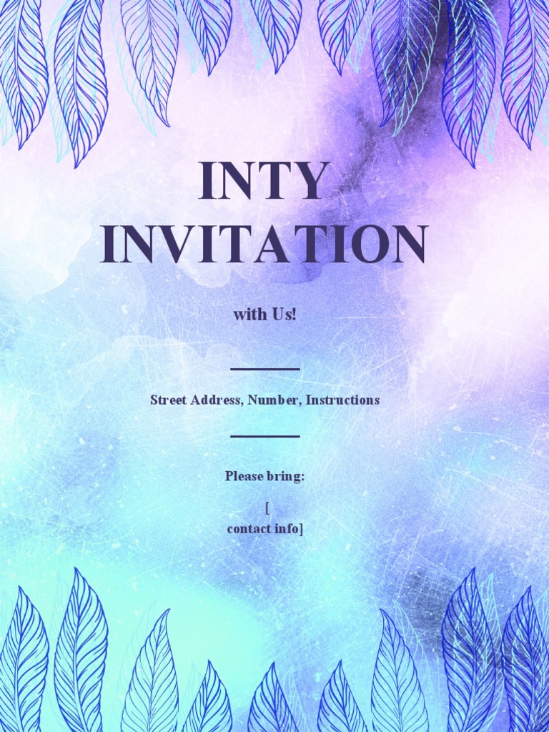 Inty INVITATION | PDF