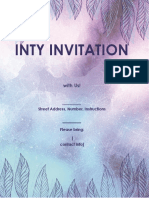 INVITATION Int