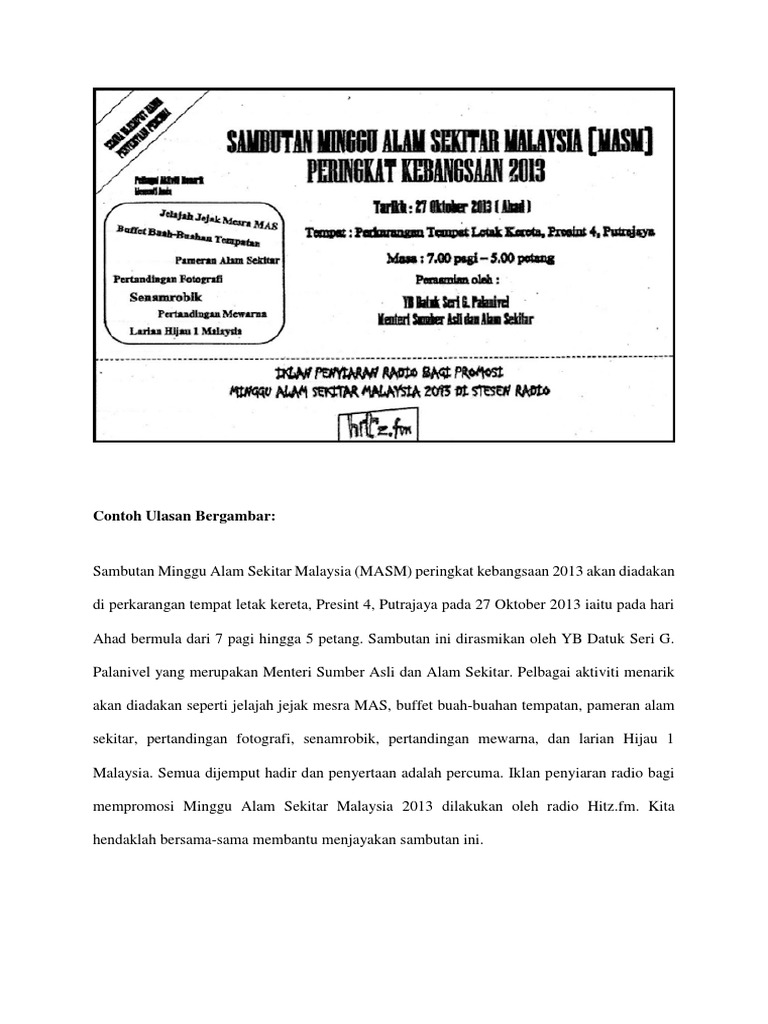 Contoh Ulasan Bergambar Pdf