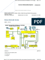 Return Hydraulic System: Systems Operation