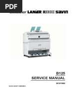 B125 Service Manual: Ricoh Group Companies