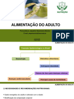 Aula 13 - Alimentação do Adulto