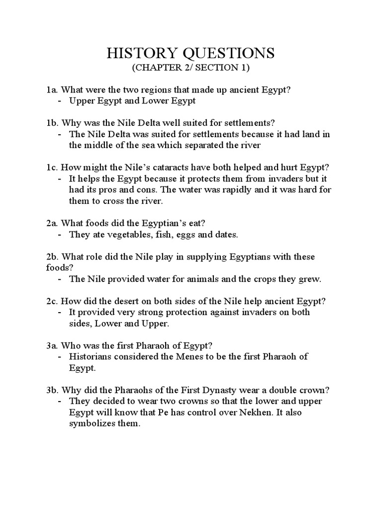 History Questions | PDF