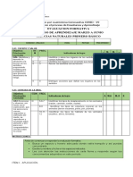 Evaluacion Ciencias Naturales Primer Año