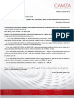 Honorarios Consulta Tecnica y Visita de Obra 2º Trimestre 2019