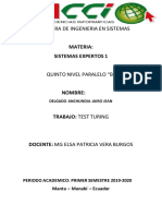 Materia: Sistemas Expertos 1: Carrera de Ingenieria en Sistemas