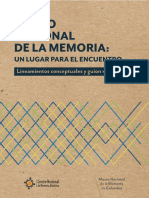 Museo Nacional de La Memoria PDF