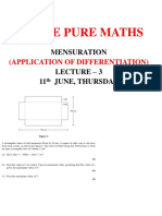 PM Mensuration Lec 3 PDF