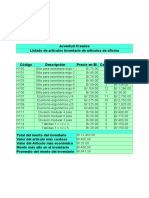 Asignación 3 de Excel - Linoschka Lopez