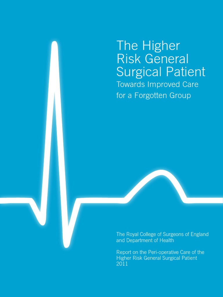 Higher Risk Surgical Patient 2011 Web PDF | PDF | Surgery | Sepsis