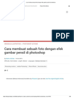 Cara Membuat Sebuah Foto Dengan Efek Gambar Pensil Di Photoshop PDF