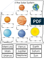 Label The Solar System Game
