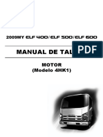Manual taller motor Isuzu 4HK1-TC  caracteres