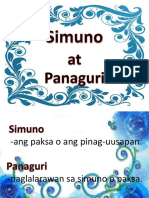 Simuno at Panaguri