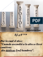 Los cinco ministerios principales