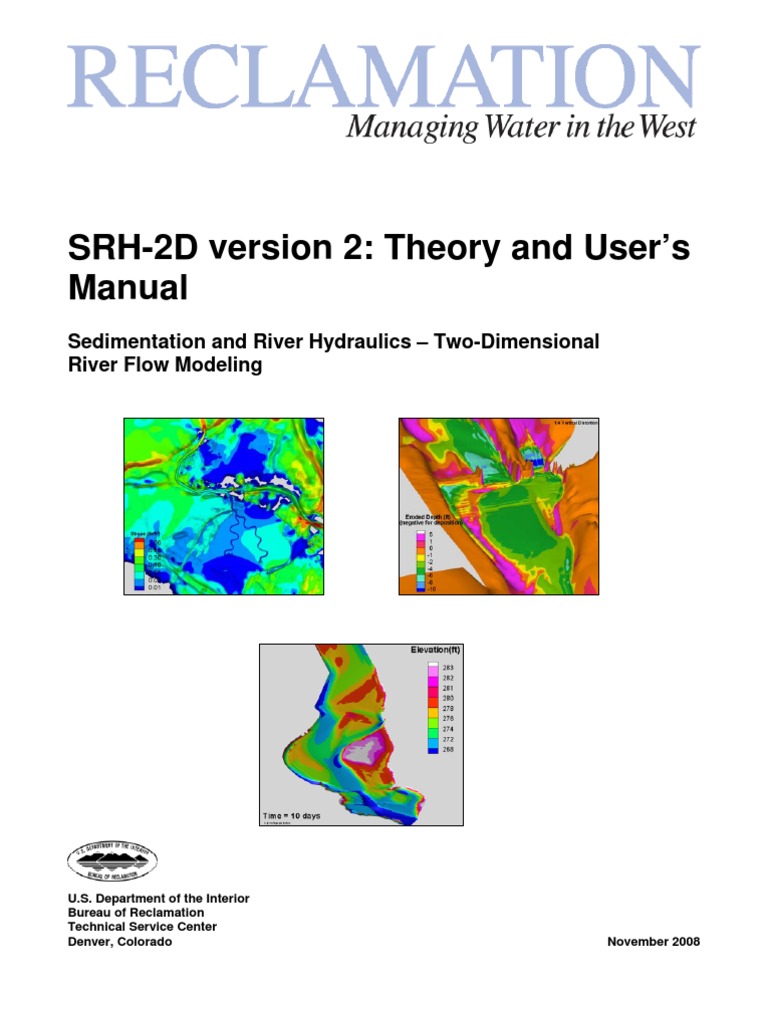 SRH-2D River Flow Modeling Manual | PDF | River | Computer File