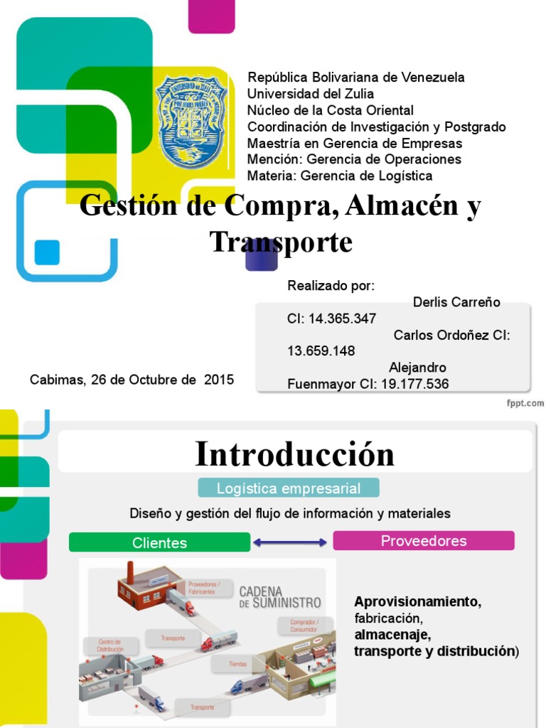 Gestión de Compras y Almacén Eficiente | PDF | Logística | Almacén