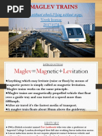 Driving Without Wheels - Flying Without Wings.: Maglev Trains