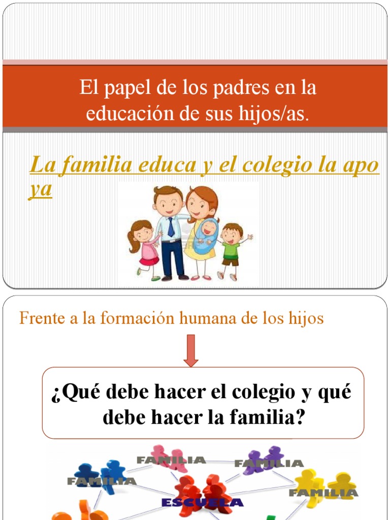 El Papel de Los Padres en La Educación de Los Hijos | PDF ...