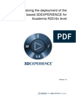 Conceptualizing The Deployment of The Cloud Based 3DEXPERIENCE For Academia R2016x Level