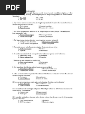 SPECIAL CRIME INVEST.questions
