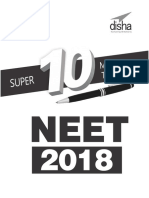 Super 10 Mock Tests for NEET 20 - Disha Experts.pdf